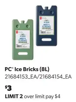Real Canadian Superstore PC ICE BRICKS offer