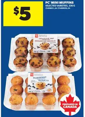 Real Canadian Superstore PC MINI MUFFINS offer