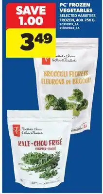 Real Canadian Superstore PC FROZEN VEGETABLES offer