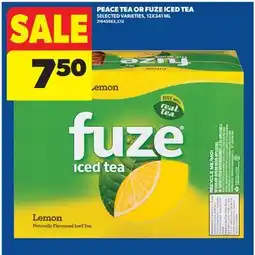 Real Canadian Superstore PEACE TEA OR FUZE ICED TEA offer