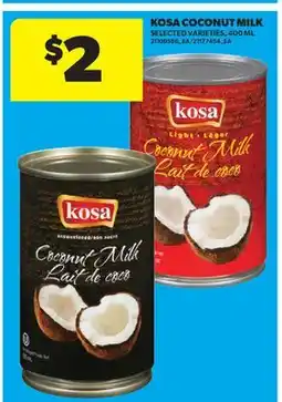 Real Canadian Superstore KOSA COCONUT MILK offer