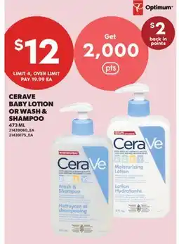 Real Canadian Superstore CERAVE BABY LOTION OR WASH & SHAMPOO offer