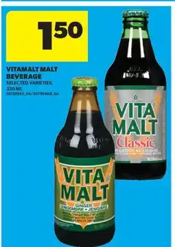 Real Canadian Superstore VITAMALT MALT BEVERAGE offer