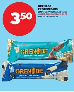 Real Canadian Superstore GRENADE PROTEIN BARS offer