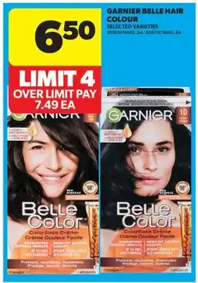 Real Canadian Superstore GARNIER BELLE HAIR COLOUR offer