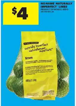 Real Canadian Superstore NO NAME NATURALLY IMPERFECT LIMES offer