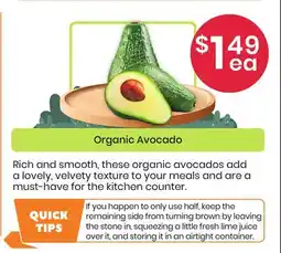 Healthy Planet Organic Avocado offer
