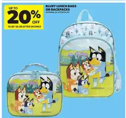 Real Canadian Superstore BLUEY LUNCH BAGS OR BACKPACKS offer