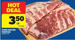 Real Canadian Superstore PORK SIDE RIB PORTION offer