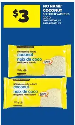 Real Canadian Superstore NO NAME COCONUT offer