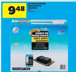 Real Canadian Superstore JAYONE SEASONED AND ROASTED SEAWEED offer