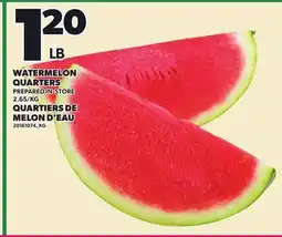 Independent Grocer WATERMELON QUARTERS offer