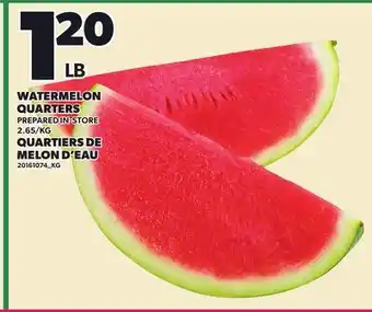 Independent Grocer WATERMELON QUARTERS offer