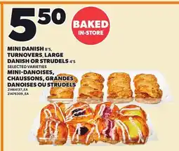 Independent Grocer MINI DANISH, 8'S TURNOVERS, LARGE DANISH OR STRUDELS, 4'S offer