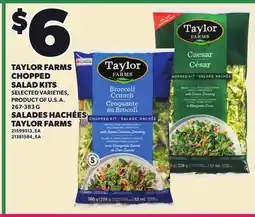 Independent Grocer TAYLOR FARMS CHOPPED SALAD KITS offer