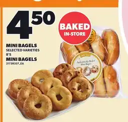 Independent Grocer MINI BAGELS, 8'S offer