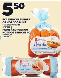 Independent Grocer PC BRIOCHE BURGER OR HOT DOG BUNS, 270/300 G offer