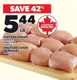 Independent Grocer CHICKEN THIGHS offer