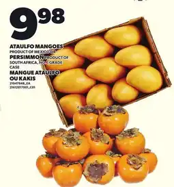 Independent Grocer ATAULFO MANGOES OR PERSIMMON, CASE offer