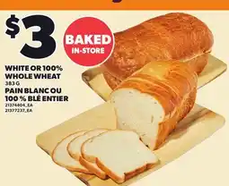 Independent Grocer WHITE OR 100% WHOLE WHEAT offer