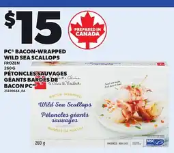 Independent Grocer PC BACON-WRAPPED WILD SEA SCALLOPS offer