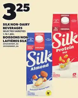 Independent Grocer SILK NON-DAIRY BEVERAGES offer