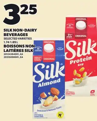 Independent Grocer SILK NON-DAIRY BEVERAGES offer