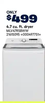 RONA Midea 4.7 cu. ft. dryer offer