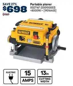 RONA Portable planer offer