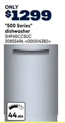RONA BOSCH 500 Series dishwasher offer