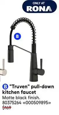 RONA Landon & Co. Truven pull-down kitchen faucet offer