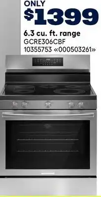 RONA Frigidaire 6.3 cu. ft. range offer