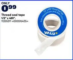 RONA Valu+ Thread seal tape 1/2 x 480 offer