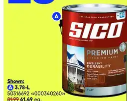 RONA SICO exterior stain and paint, OLYMPIC Maximum and Summit stain 3.78-L offer