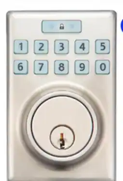 RONA RONA electronic locks, Satin nickel offer