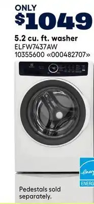 RONA Electrolux 5.2 cu. ft. washer offer