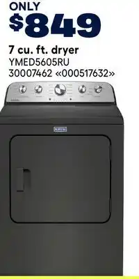 RONA Maytag 7 cu. ft. dryer offer