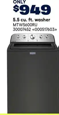 RONA MAYTAG 5.5 cu. ft. washer offer