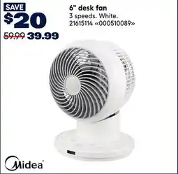 RONA Midea 6 desk fan offer