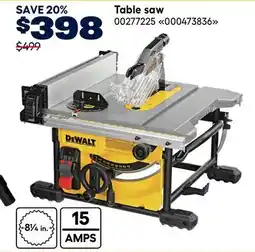 RONA DEWALT Table saw offer
