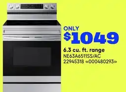 RONA Samsung 6.3 cu. ft. range offer