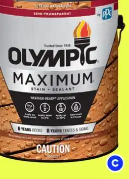 RONA OLYMPIC Maximum and Summit stain offer