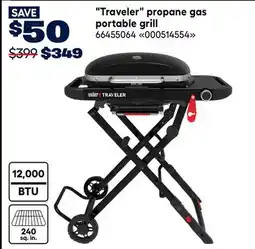 RONA Traveler propane gas portable grill offer