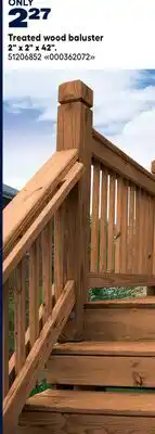 RONA Treated wood baluster 2 x 2 x 42 offer