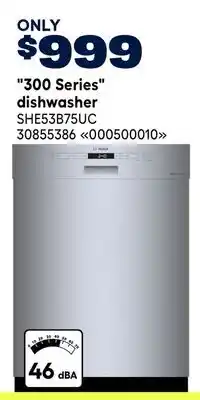 RONA Bosch 300 Series dishwasher offer
