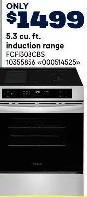 RONA Frigidaire 5.3 cu. ft. induction range offer