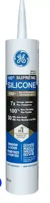 RONA GE sealants Supreme Silicone, 298-ml, white offer