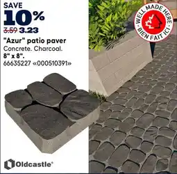 RONA OLDCASTLE Azur patio paver 8 x 8 offer