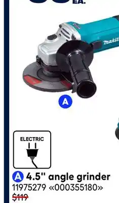 RONA Makita 4.5'' angle grinder offer