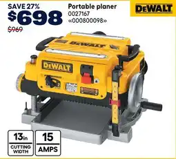 RONA Dewalt Portable planer offer